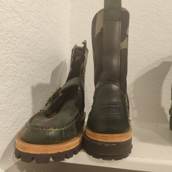 Customized Polo Rangers Boots To Camouflage Green - Picture 11 of 12